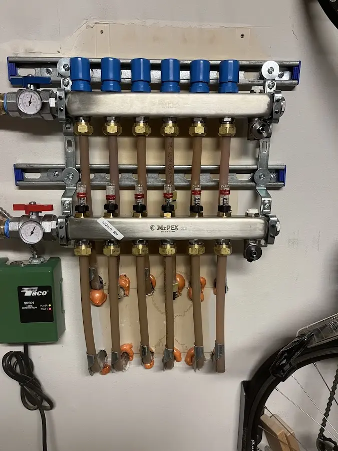 Plumber performing Leak Detection at a residential property in Chicago Heights